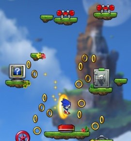 Sonic Jump – Konkurrenz für Doodle Jump?