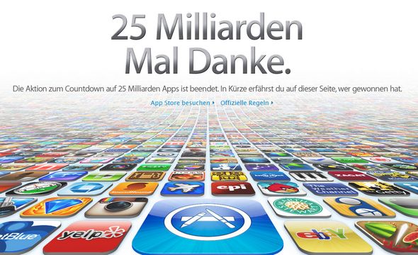 25 Milliarden Downloads aus dem AppStore [update]