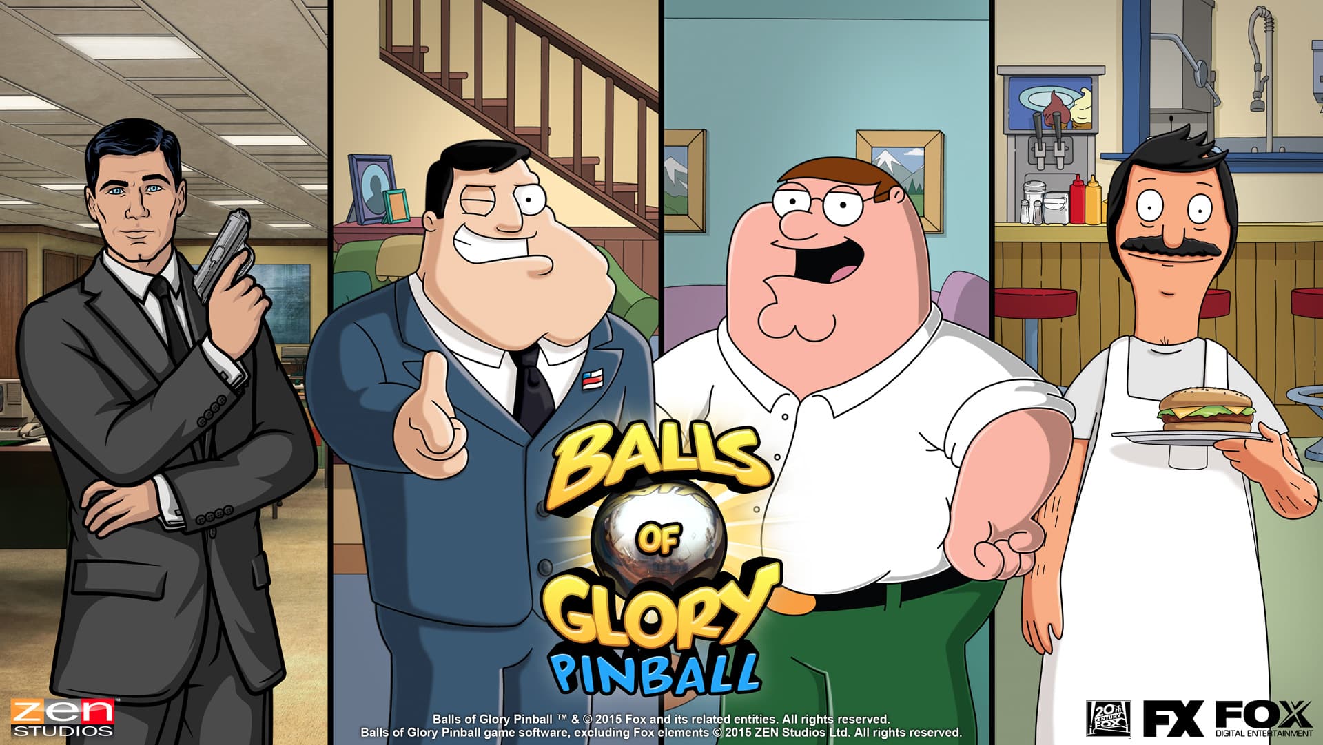 Neue Spiele für iOS (Nachschlag): Family Guy Pinball, American Dad! Pinball, Shadowgate, Deja Vu und mehr!