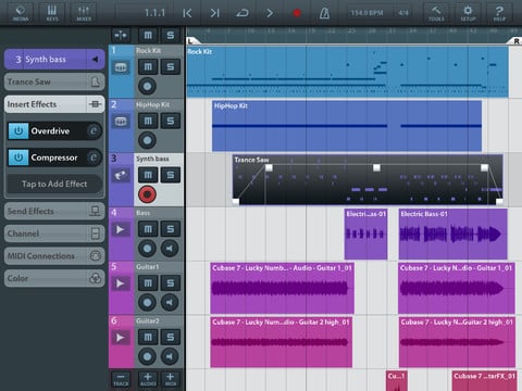 Neu: Cubasis – Audiobearbeitung mit dem iPad
