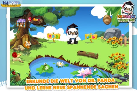 Lernen und spielen mit Dr. Panda