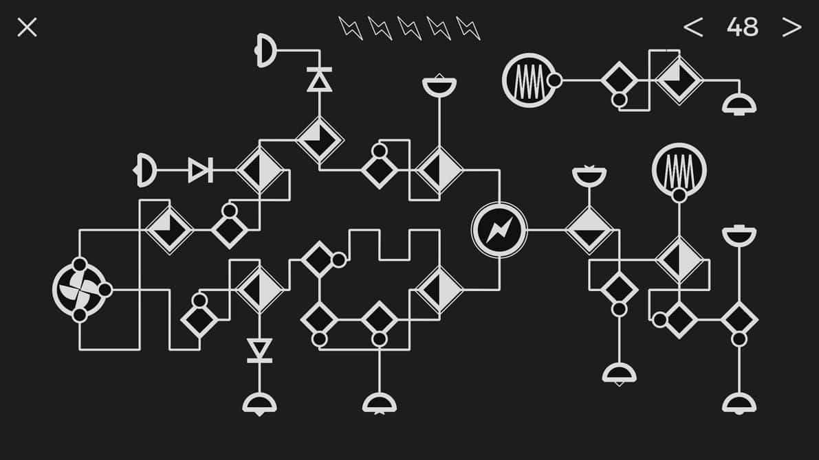 Review: Electronia – Minimalistisches Puzzle mit Elektro-Ästhetik