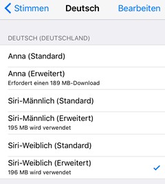 iOS 9 Siri vorlesen