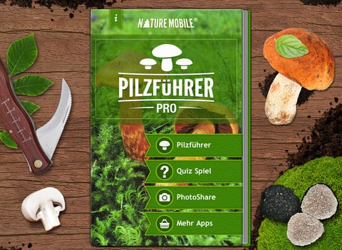 Pilzführer Pro – Der digitalen Pilzfachmann in der Tasche