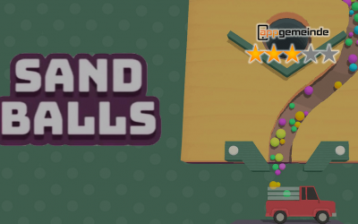 Sand Balls: Litfaßsäule als Geschicklichkeitsspiel