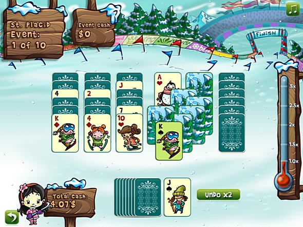 Review: Ski Solitaire – Das etwas andere Kartenspiel