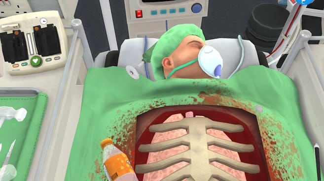 Review: Surgeon Simulator – Ärzte im Suff schneiden Kassenpatienten uff!